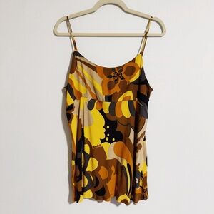 Manuhealii - Floral Spaghetti Strap Top